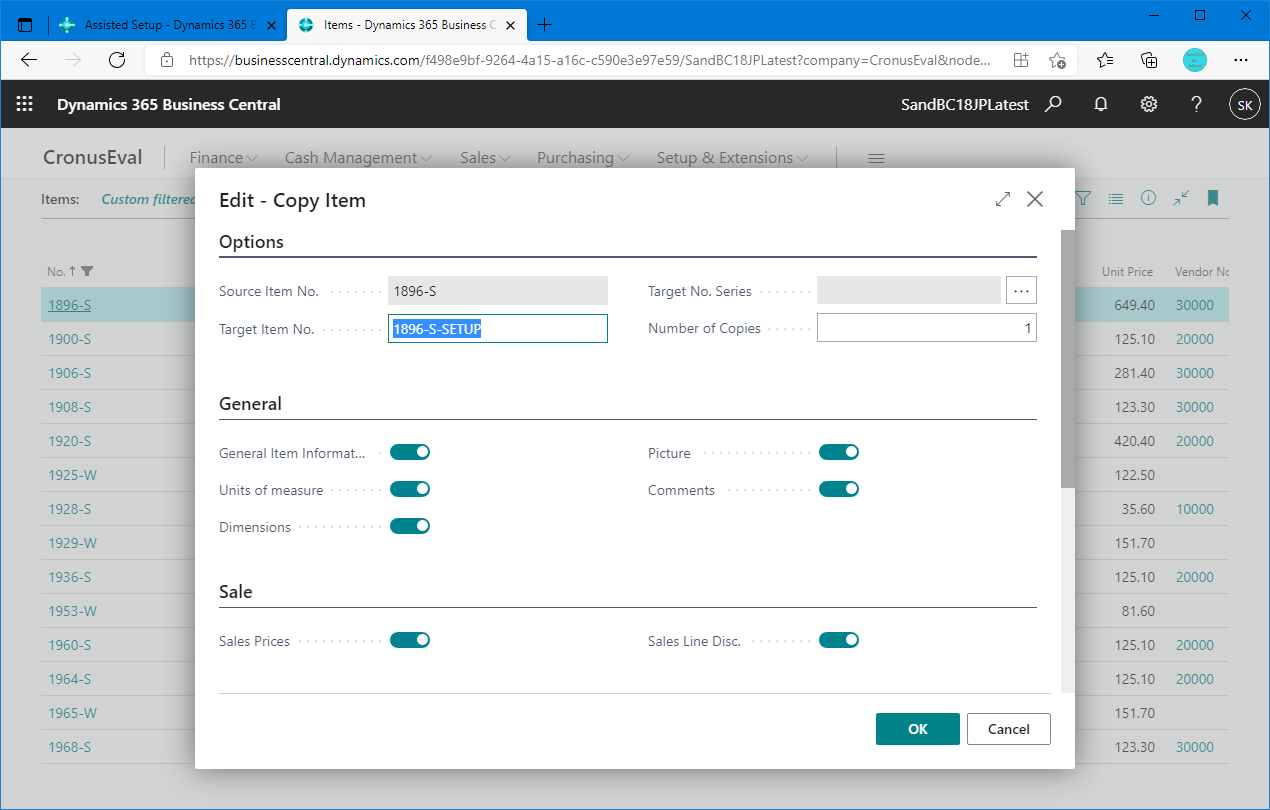 NonInventory items is available on Requisition and Planning Worksheets